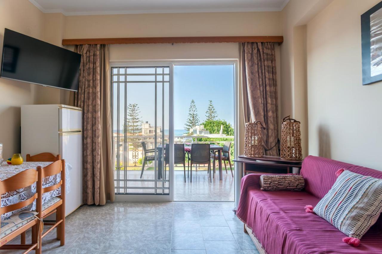 Christine Seaside Apartments In Chania Stalós Exteriér fotografie